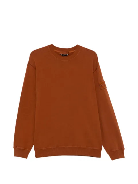 Stone Island Ghost logo-patch sweatshirt