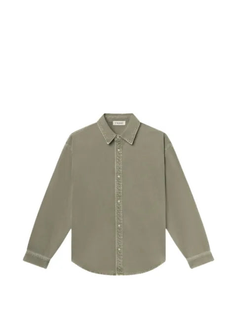 FRAME relaxed-fit long-sleeve overshirt