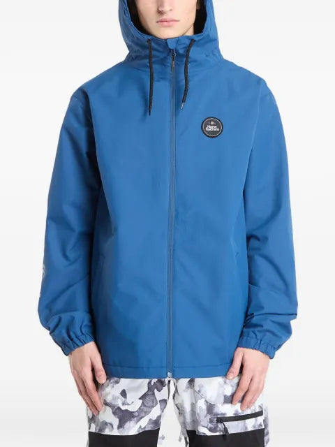 Horsefeathers Argon logo-patch hooded jacket