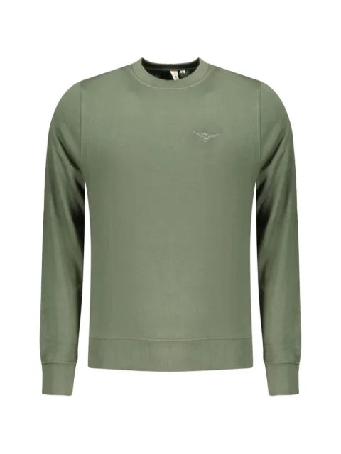 Aeronautica Militare embroidered-logo cotton sweater