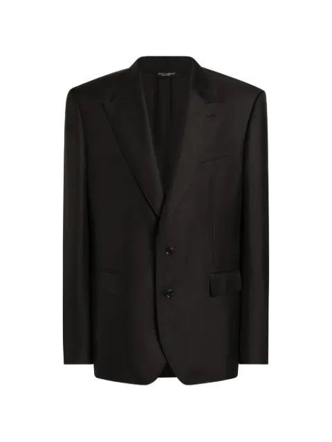 Dolce & Gabbana Sicilia light single-breasted silk twill jacket
