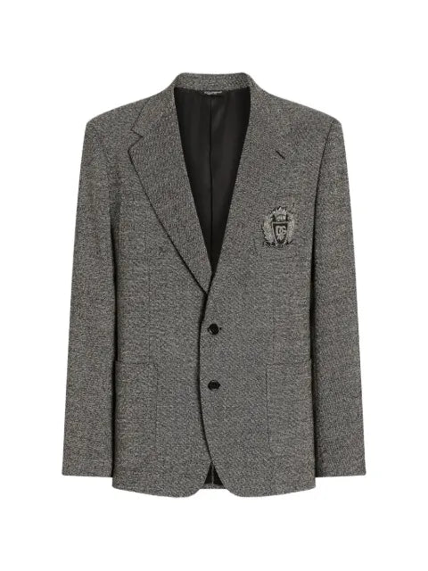 Dolce & Gabbana Portofino single-breasted jacket in birdseye wool