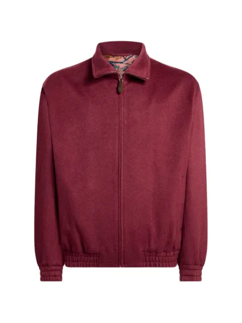 ETRO zip-up stand-up collar jacket