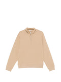 SANDRO Half-zip cotton sweatshirt