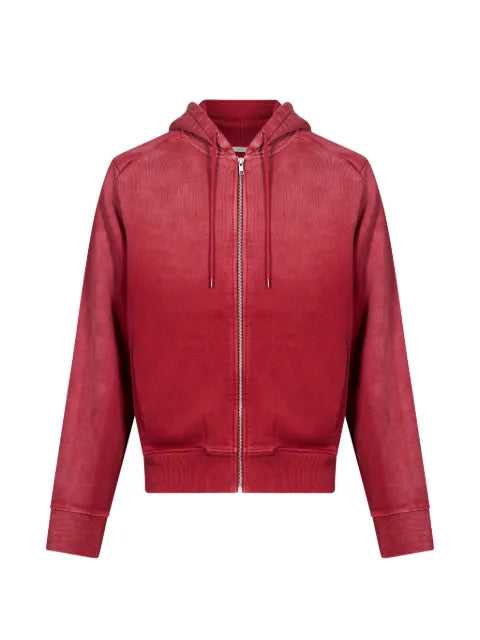 ENTIRE STUDIOS faded zip-up hoodie