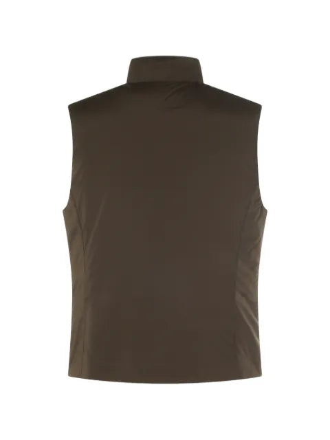 Moorer high-neck zip-up gilet