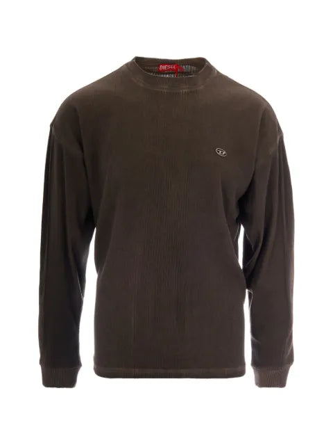 Diesel Oval D ribbed sweater