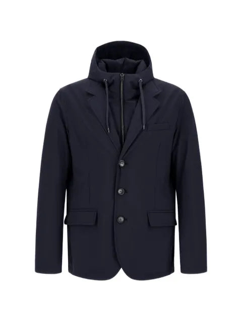 Herno hooded-bib jacket