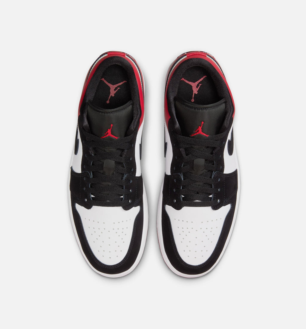 Air Jordan 1 Low SE Men's Lifestyle Sneakers - White/Varsity Red/Black
