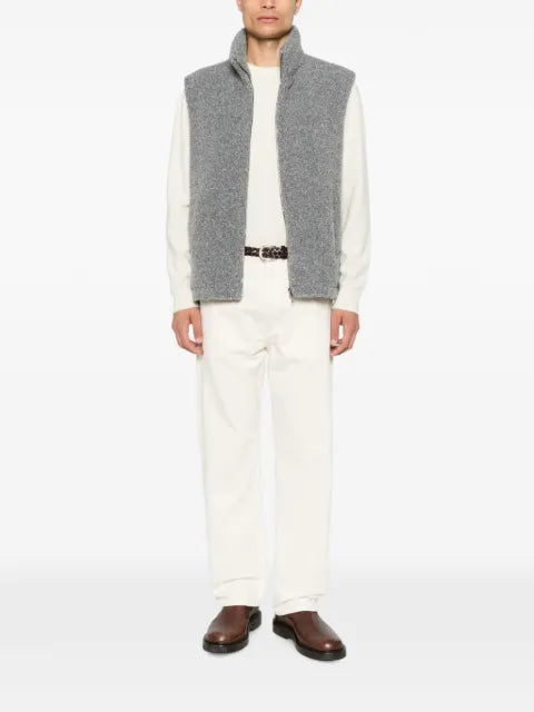 Herno faux-fur high-neck gilet