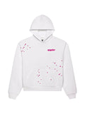 SP5DER Fractured Logo star-pattern hoodie