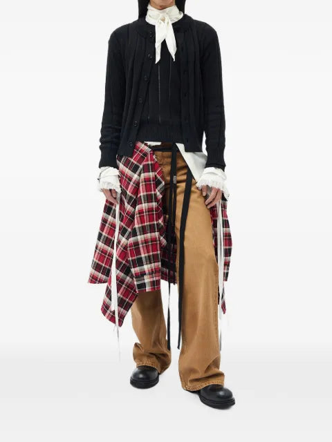 Ann Demeulemeester open-knit button-up sweater