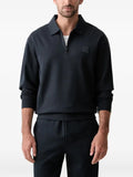Joop! logo-patch quarter-zip sweater