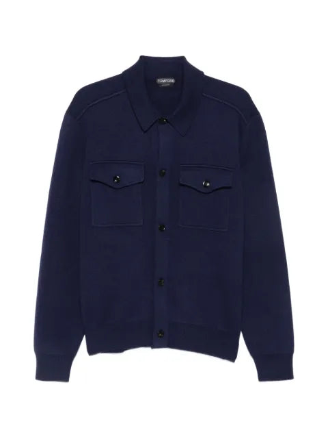 TOM FORD double face wool cashmere outershirt jacket
