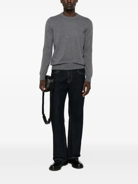 Fileria crew-neck ribbed-trim knit