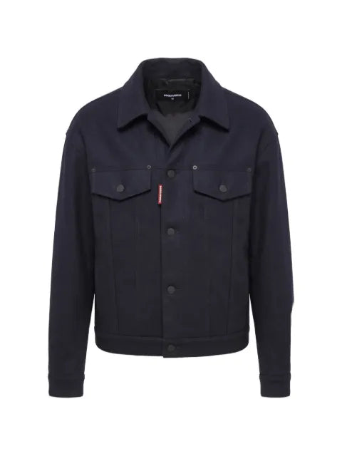 DSQUARED2 button-up wool jacket