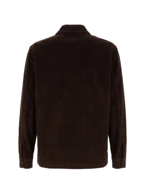 Cruna corduroy-texture chest-pocket shirt jacket