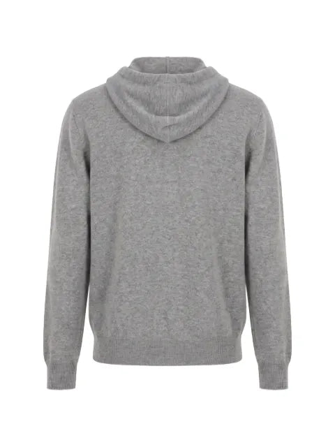 Brunello Cucinelli cashmere knit hoodie with zipper