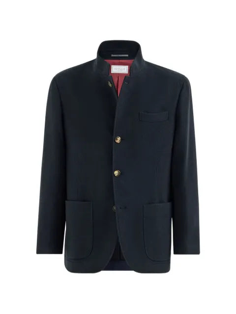 Brunello Cucinelli lightweight water-resistant cashmere outerwear blazer