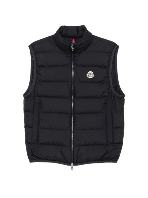 Moncler quilted logo-patch gilet
