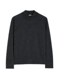 Jil Sander mock-neck slim-fit lightweight-wool sweater