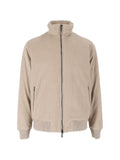 Peserico zip-up ribbed-trim jacket