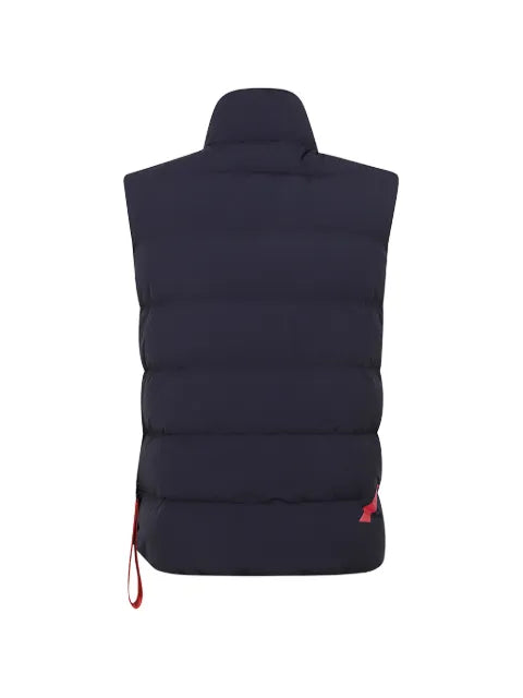 AFTER LABEL quilted zip-up gilet