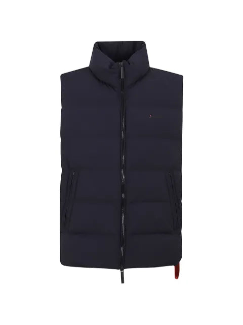 AFTER LABEL quilted zip-up gilet