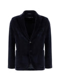 Circolo 1901 velvet single-breasted blazer