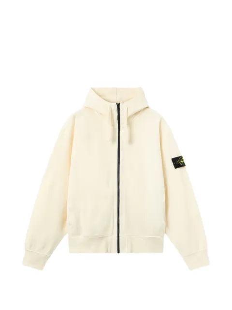 Stone Island 6100009 organic cotton fleece hoodie
