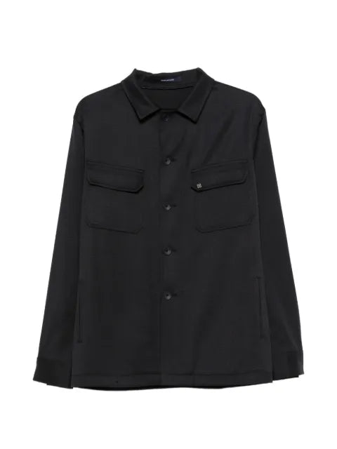 Tagliatore button-up chest-pocket jacket