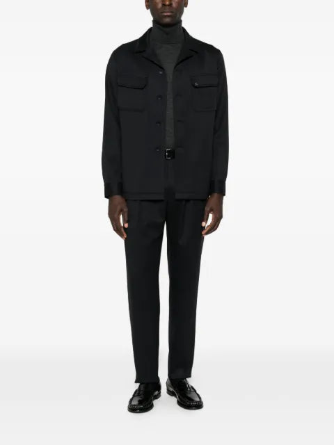Tagliatore button-up chest-pocket jacket