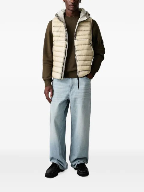 C.P. Company Goggle-detail quilted gilet
