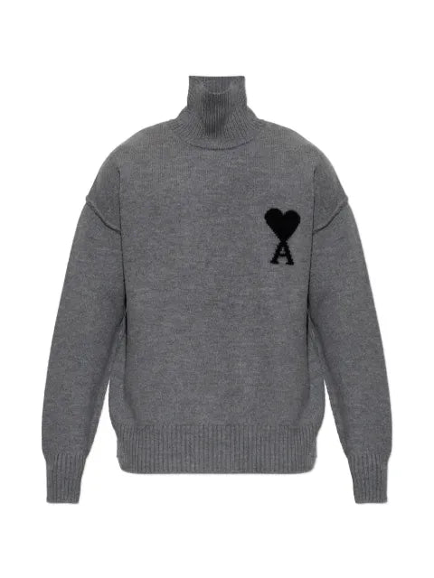AMI Paris Ami de Coeur turtleneck sweater