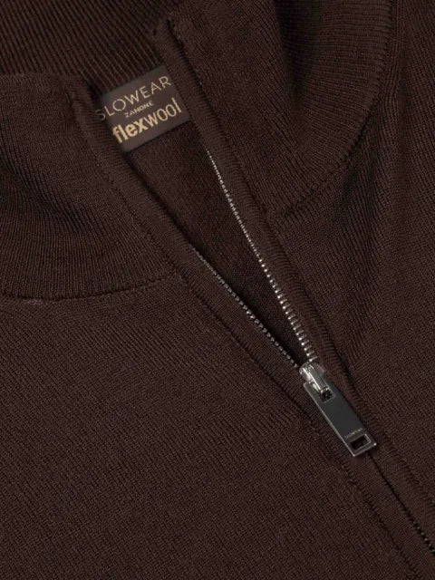 Zanone Flexwool half-zip sweater
