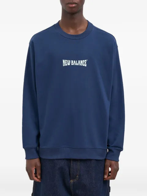 New Balance logo-print crew-neck sweatshirt