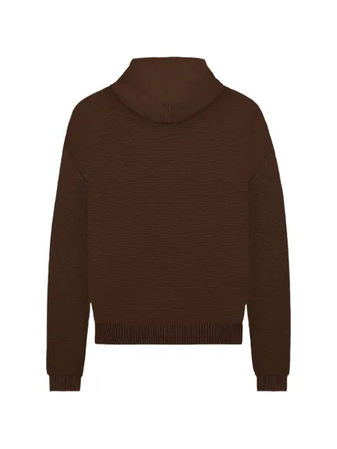 FLÂNEUR Signature knit hoodie