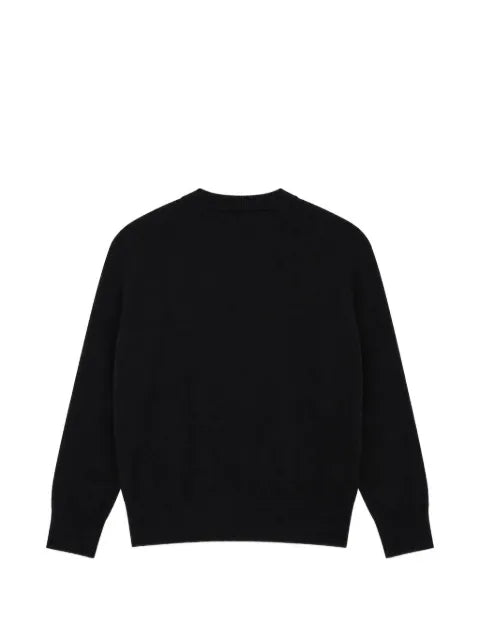 Carrer asymmetric-button raglan-sleeve sweater