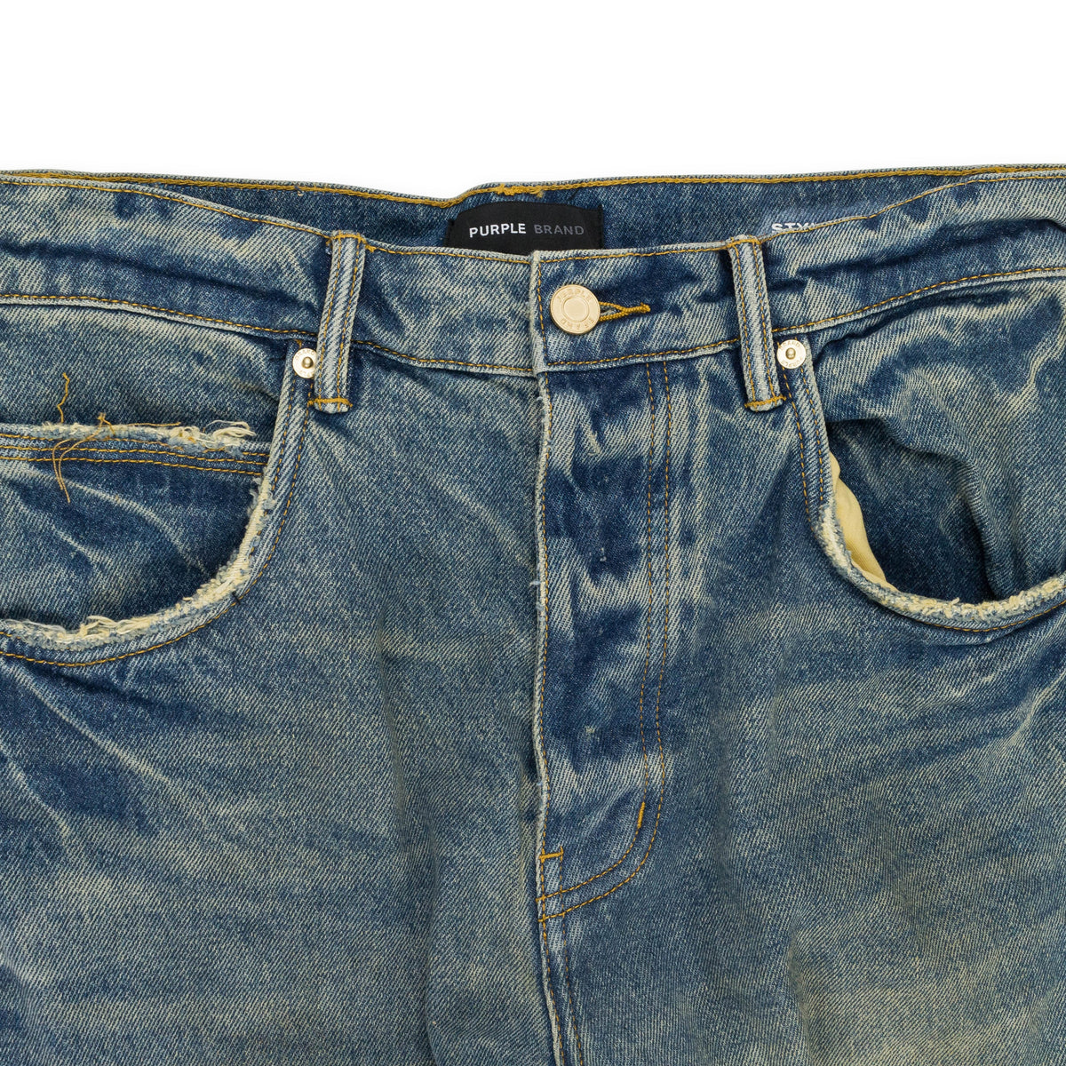 Indigo P018 Vintage Dirty Indigo Wide-Leg Jeans