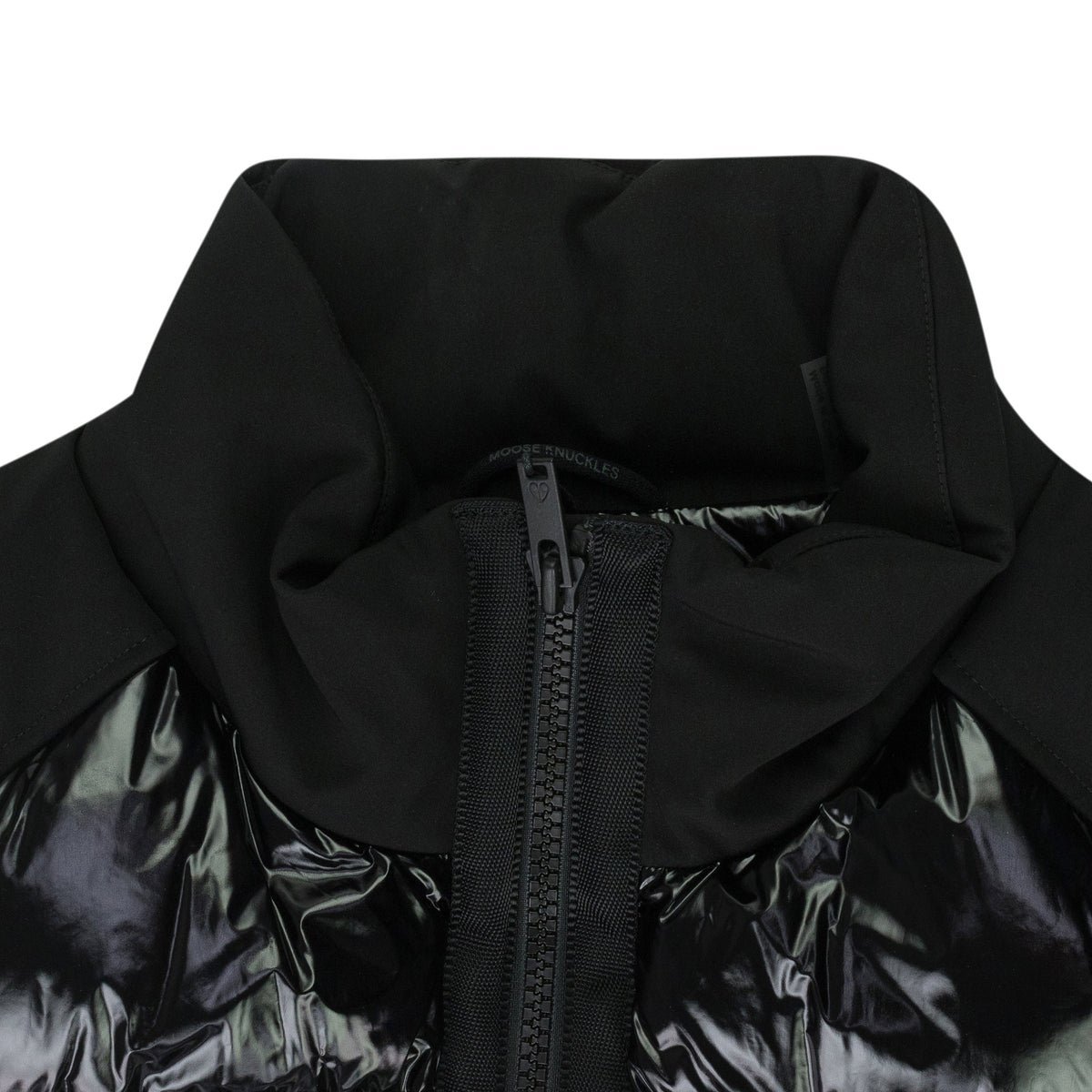 Black / Black Dugald Puffer Coat