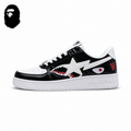 BAPE STA Shark Low-Top Sneakers - Black/White