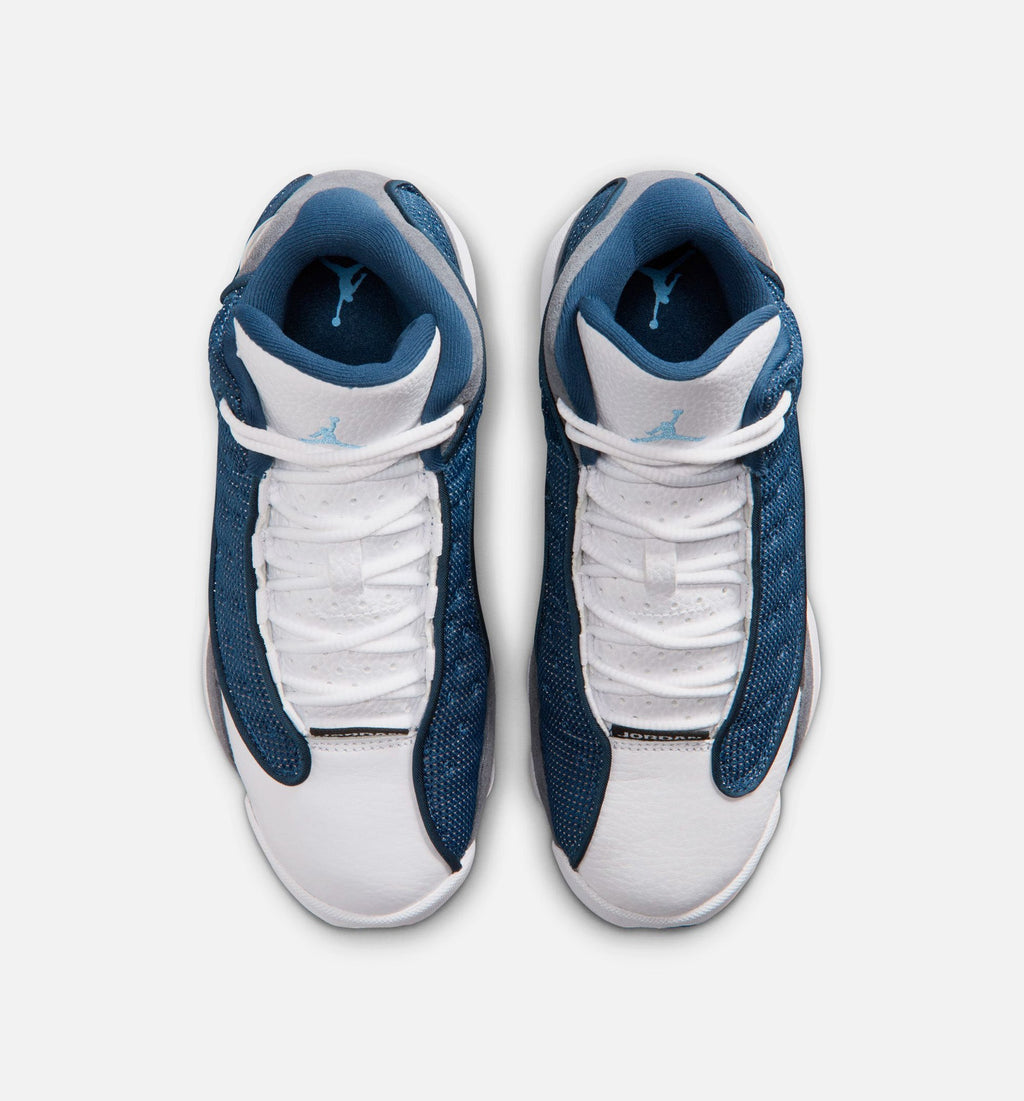 Air Jordan 13 Retro “Navy and Flint Grey” Big Kids' Lifestyle Shoes (GS)