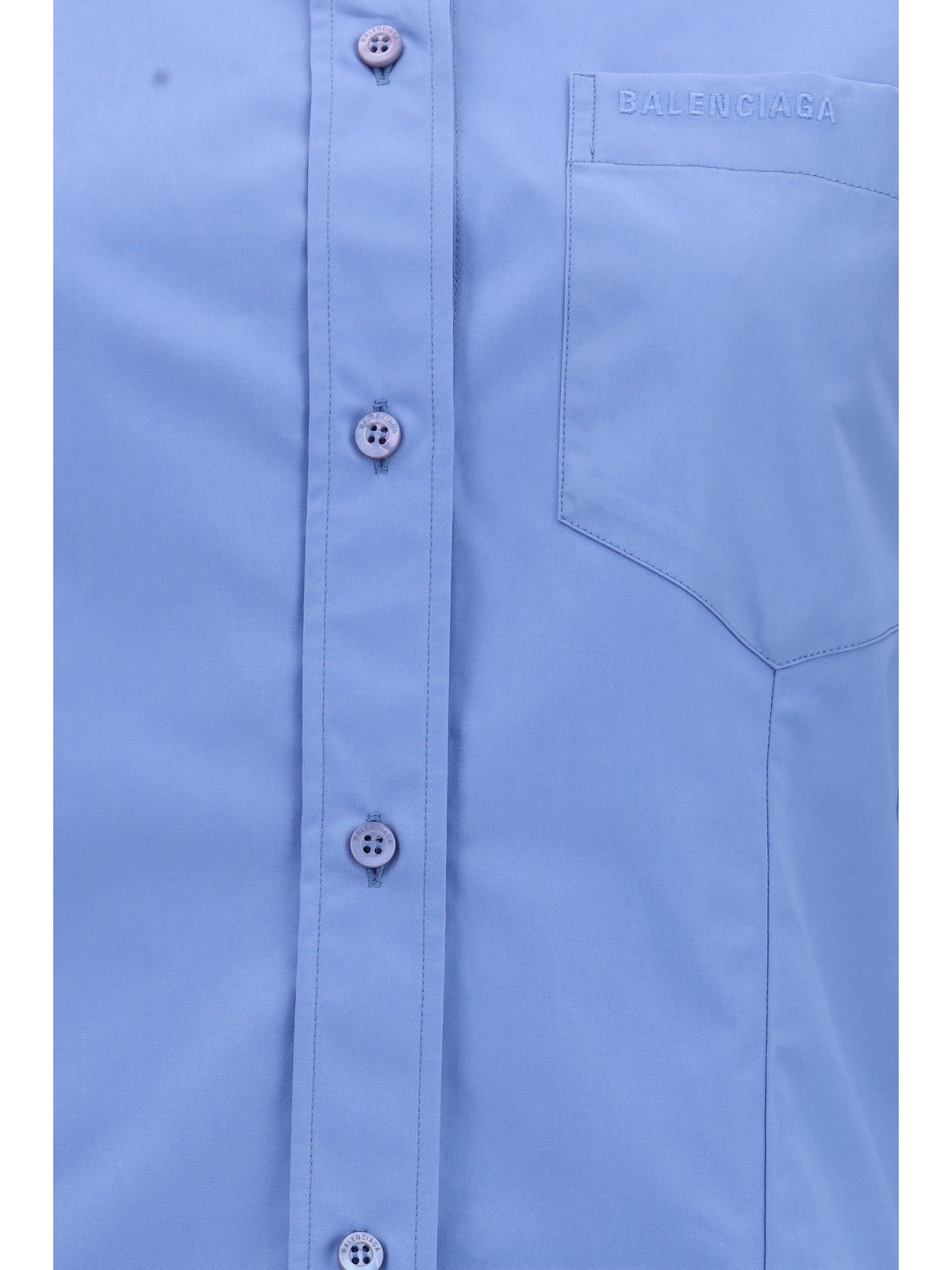 Balenciaga Women Asymmetric Long-Sleeve Shirt