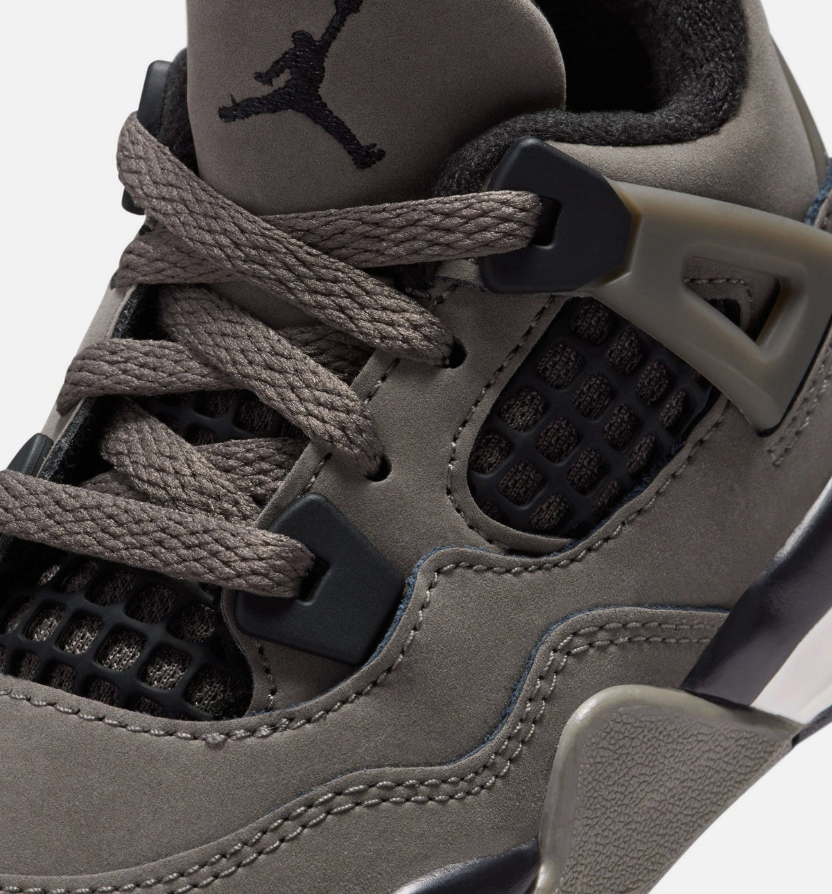 Air Jordan 4 Retro Cave Stone and Black | Infant/Toddler Lifestyle Shoe | Cave Stone/Black/Moon Fossil