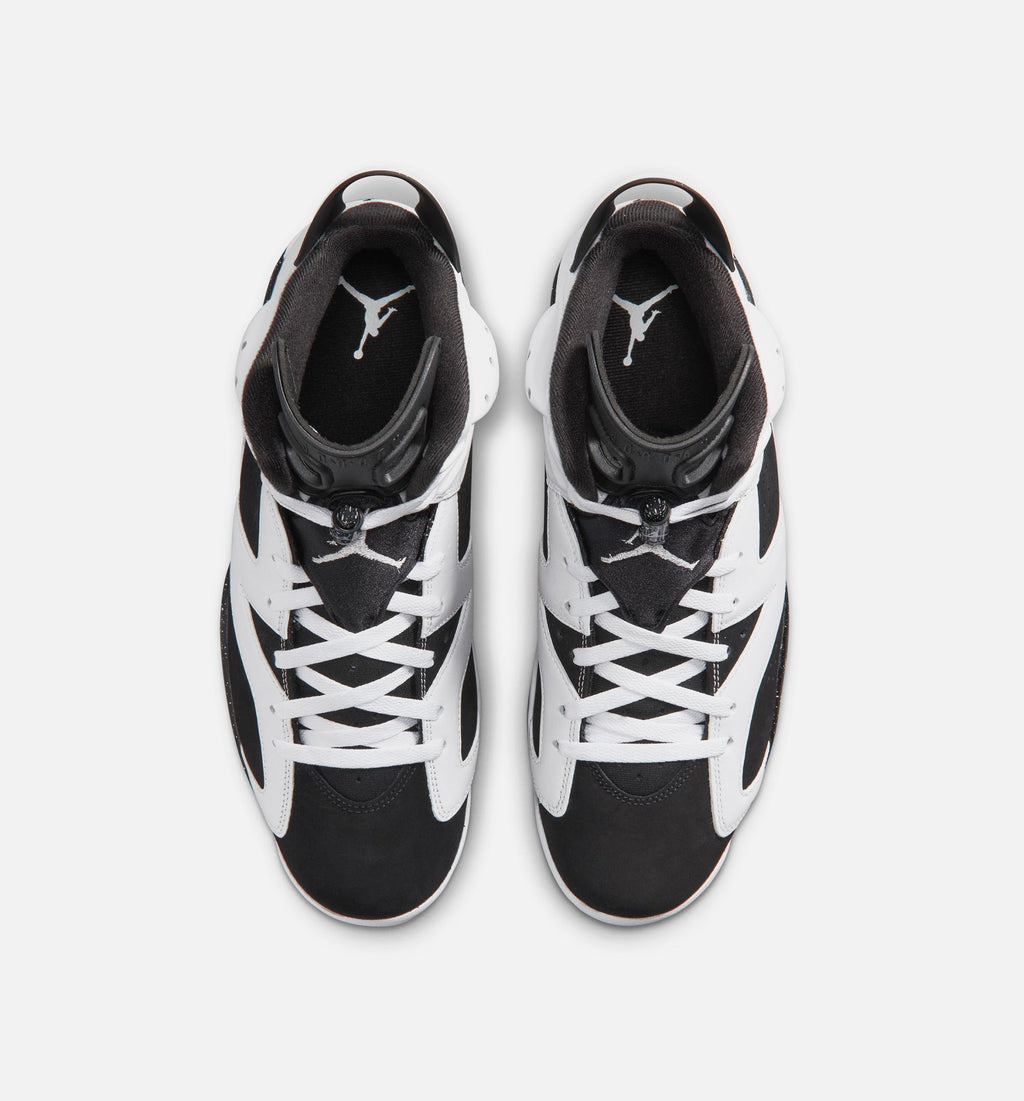 Air Jordan 6 Retro 'Black and White' - Men's Lifestyle Sneaker (Black/White)