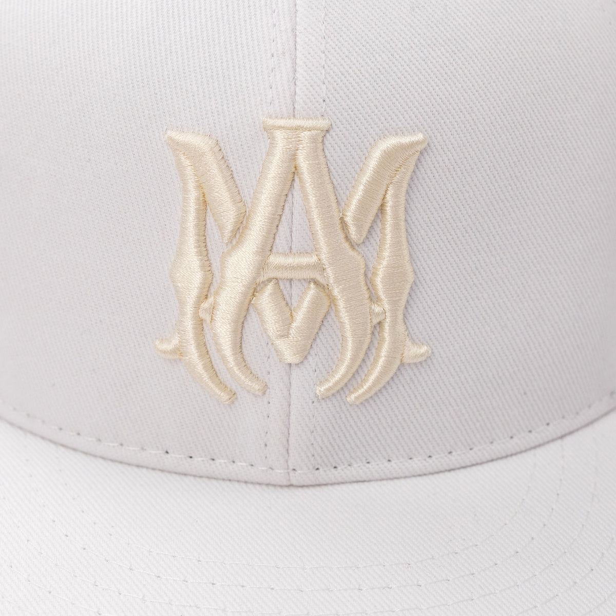 White MA Fitted Cap