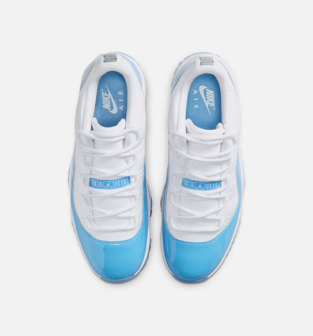 Air Jordan 11 Retro Low 'University Blue' - Men's Lifestyle Sneaker (White/University Blue/Black)