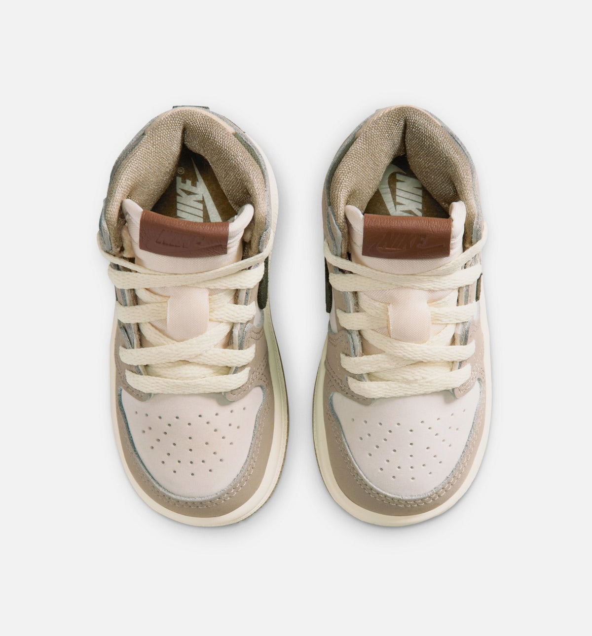 Air Jordan 1 Retro High OG Khaki – Infant/Toddler Lifestyle Shoe in Khaki/Sail/Coconut Milk/Cargo Khaki