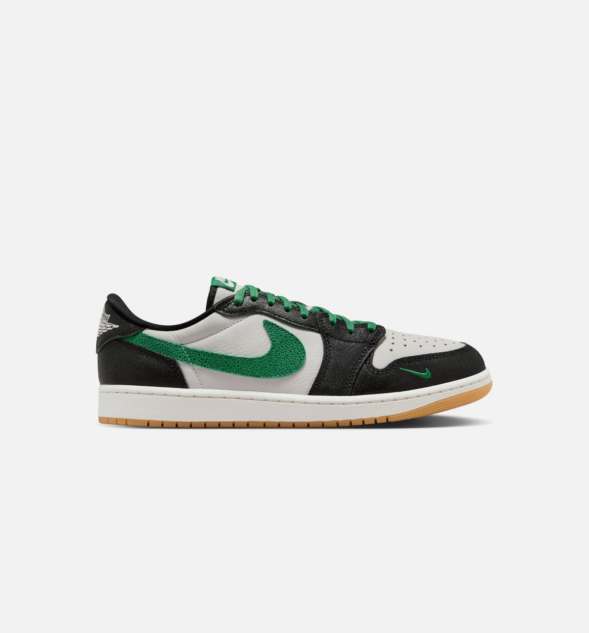 Air Jordan 1 Retro Low OG Phantom and Pine Green Men's Sneakers - Phantom/Pine Green/Black