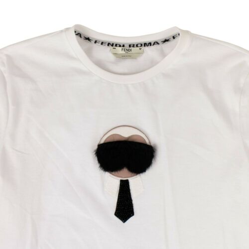 White Cotton 'Karl Monster' T-Shirt